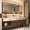 Set di mobili da bagno con lavabo in pietra sinterizzata, Anteprima dell’immagine prodotto 2