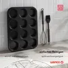 teglia per muffin wenco 12 per la cottura di muffin dolci o Anteprima dell’immagine prodotto 5