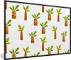 MuchoWow® Gerahmtes Poster Palmen - Dschungel - Weiß 90x60 Produktbild-Vorschau 1