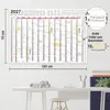 Wandkalender 2027 XXL B1 Abwischbar mit 4 Edding Stiften Produktbild-Vorschau 4