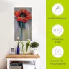 ARTland Wandbild, selbstklebend Roter Mohn II Größe: 20x40 Produktbild-Vorschau 2