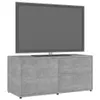 Mobile TV grigio cemento 80x34x36 cm materiale legno Anteprima dell’immagine prodotto 4