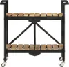 vidaXL Wózek kuchenny 87x36x81 cm lite drewno mango Podgląd zdjęcia produktu 1
