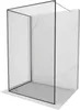 Mexen Kioto Walk-in Duschwand 110 x 90 cm, schwarzes Produktbild-Vorschau 1