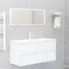 vidaXL Waschbeckenunterschrank Weiß 100x38,5x45 cm Produktbild-Vorschau 2