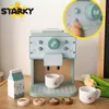 Caffettiera Giocattolo in legno Accessori da cucina Set Anteprima dell’immagine prodotto 4