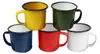 Emaille-Campingbecher, mehrfarbig, für Kaffee, Tee, Produktbild-Vorschau 1