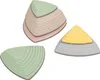 A collection of colorful, triangular stepping stones for children. Produktbild-Vorschau