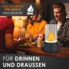 Tischfeuer Tischkamin Bioethanol Kamin mit Glas Dekosteinen Produktbild-Vorschau 2