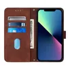 iPhone 15 Pro Hülle, Schlank Prägung Flip Leder Produktbild-Vorschau 4