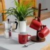 Argon Ta Kaffeetassen in matten Farben – 350 ml – Rot – Produktbild-Vorschau 4