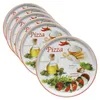 sada 6 talířů na pizzu Napoli Red Ø 33,8 cm Servírovací Náhled obrázku produktu 1