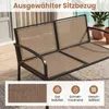 COSTWAY, set da salotto da giardino composto da 3 pezzi, Anteprima dell’immagine prodotto 6
