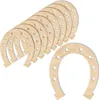 Creative Deco 10 x Hufeisen-Anhängers aus Sperr-Holz | 16,5 Produktbild-Vorschau 1