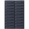 20-fach Briefkastenanlage Anthrazit Ral 7016, 25 cm Tiefe, Produktbild-Vorschau 2