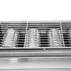 A close-up view of the heating elements and grill grate of a gas grill. Produktbild-Vorschau