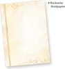 Briefpapier Hochzeit creme (100 Sets inkl. Kuverts) Produktbild-Vorschau 3