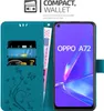 Cadorabo Housse pour Oppo A72 en FLORAL BLEU Housse de Voir les images du produit 2
