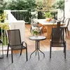 Outsunny Bistro-Set 3-teilig Wetterfest Gartenmöbel Set mit Produktbild-Vorschau 2