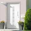 vidaXL Haustür Aluminium und PVC Weiß 110x210 cm Produktbild-Vorschau 2