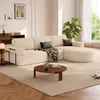 Ecksofa Cord 265cm, Schlafsofa L-Form mit Abgerundeter Produktbild-Vorschau 6