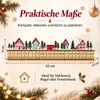 Adventskalender aus Holz 2026, befüllbarer Weihnachtsdorf Produktbild-Vorschau 5