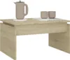 vidaXL Konferenční stolek Sonoma Dub 68x50x38 cm Materiál Náhled obrázku produktu 4