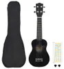 vidaXL Sopránové ukulele sada s taškou pre deti čierna 21" Náhľad obrázku produktu 8