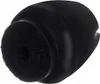 A close-up, studio shot of a black furniture leg protector with a felt base. Produktbild-Vorschau