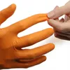 Kunzer Nitril-Einweghandschuhe orange TIGER GRIP Größe M Produktbild-Vorschau 12