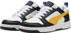 A pair of Puma Rebound sneakers shown from a slightly elevated diagonal angle against a white background. Voir les images du produit