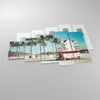 Bilder auf glas - 5 Teile - Strand Miami Florida - 100x60cm Produktbild-Vorschau 2