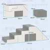 HOMCOM 2-częściowe klocki piankowe dla dzieci, miękkie Podgląd zdjęcia produktu 3