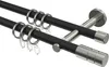 Interdeco Gardinenstange / Vorhangstange Schwarz / Produktbild-Vorschau 1