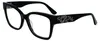 Karl Lagerfeld KL6111R Black 54/17/140 Damen Brillen Produktbild-Vorschau 1