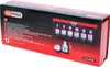 The image shows the packaging of a KS Tools bit socket set. Podgląd zdjęcia produktu
