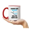 Genitiv ins Wasser weil es Dativ ist Tasse Rot Grammatik Produktbild-Vorschau 4