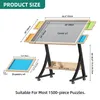YITAHOME Puzzletisch mit 4 Schubladen, Puzzelbrett für 1500 Produktbild-Vorschau 3