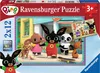 2 x 12 Teile Ravensburger Kinder Puzzle Bing Bings Produktbild-Vorschau 1