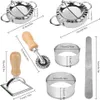 Ravioli Former Set 7 Stück Ravioli Maker, Edelstahl Produktbild-Vorschau 2