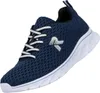 Auf dem Bild ist ein blauer Freizeitschuh zu sehen der aus einer seitlichen Perspektive betrachtet wird. Der Schuh zeichnet sich durch sein modernes Design und die auffällige Farbe aus. Produktbild-Vorschau