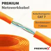 Kabel sieciowy PremiumX 100m CAT 7 Kabel LAN Duplex Kabel Podgląd zdjęcia produktu 3