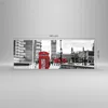 Bilder auf glas - Einteilig - Schuppen Telefon London - Produktbild-Vorschau 3