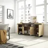 COZY Buffet salon et cuisine, 200x35x87cm, 4 Portes, Chêne Voir les images du produit 3