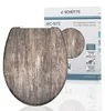 SCHÜTTE WC sedátko s měkkým zavíráním OLD WOOD Duroplast Náhled obrázku produktu 19