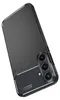 A black carbon fiber textured phone case with a camera module. Produktbild-Vorschau