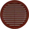 Rundes Lüftungsgitter mit Netz VM, Ø 150 mm, braun 0402 Produktbild-Vorschau 1