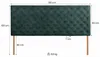 MG Design Kopfteil für Bett Dunkelgrün 160x60 cm - Produktbild-Vorschau 7