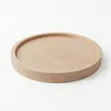 5er-Set Holzuntersetzer aus Buchenholz, 11 cm, unbehandelt, Produktbild-Vorschau 2