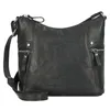SPIKES & SPARROW Leder Umhängetasche Bronco Crossover Black Produktbild-Vorschau 4